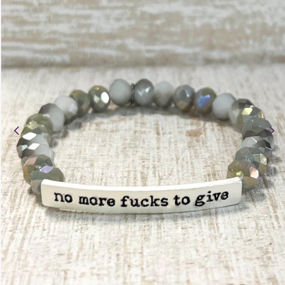 Boho “ F It  “ Beaded Sassy Bracelet with Crystal Beads R4A - Picture 1 of 2